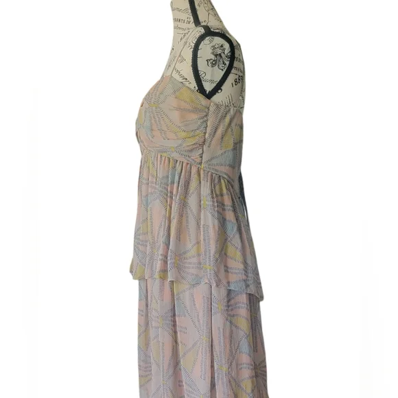MATTY.  SOFT FLOWY MAXI DRESS GORGEOUS!!!! SIZE M - Picture 10 of 13